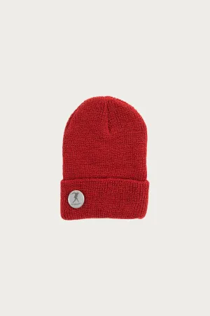 Wool Watch Cap - Red